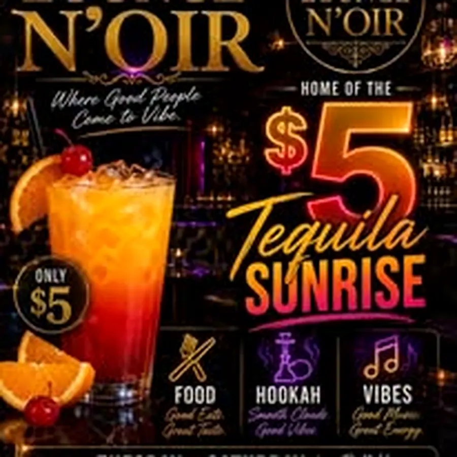 Wednesday Industry Night flyer — buy one get one drinks and karaoke