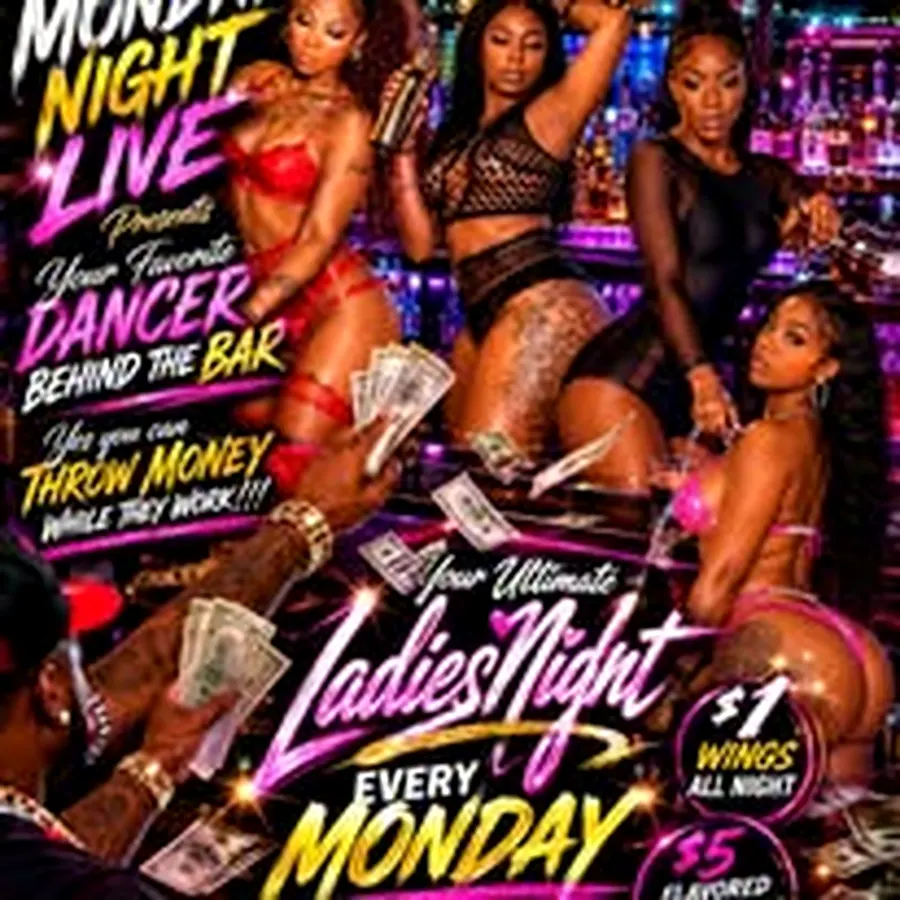 Monday Night Live at Lounge N'OIR Dayton — Monday night, $1 Wings